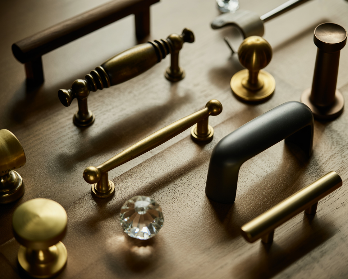 High-Quality Brass Coating & Metal Finishing Services in UAE 12 a close up artistic flat lay of