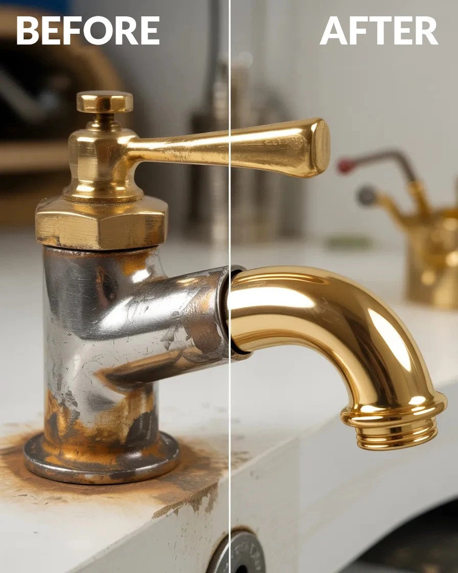Leading Metal Coating & Plating Company in Sharjah, UAE - Al Dur Metal Coating 17 Transformations Product Before & After